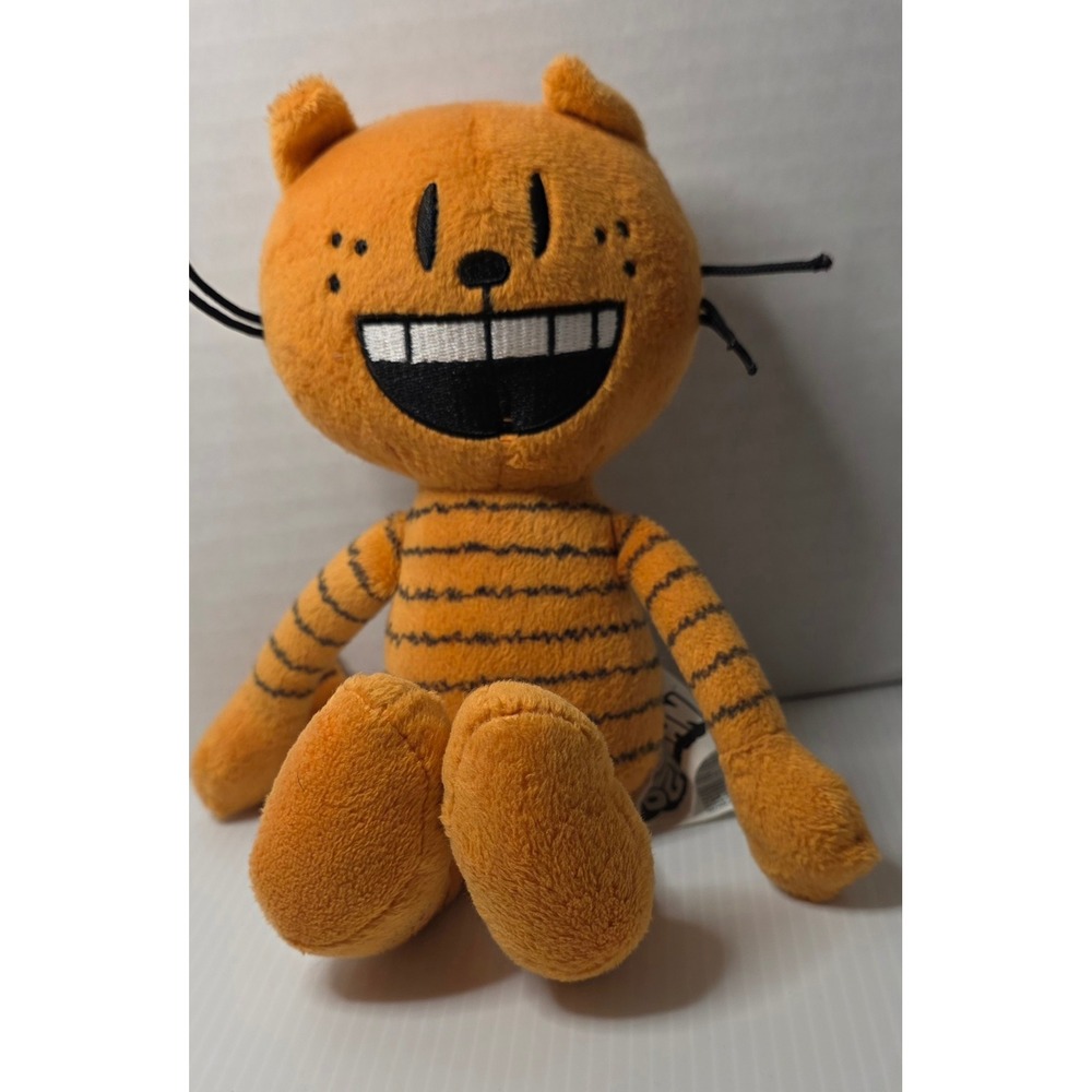 DreamWorks Dog Man Plush Cat Character JAKKS Pacific Preowned